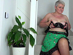 Bbw stor vacker kvinna, Klackar, Mogen, Stockings, Upskirt