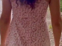 18 ans, Amateur, De plein air, Public, Jupe, Adolescente