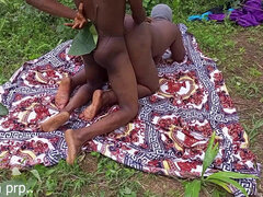 African Local Fuck with BBC and BBW