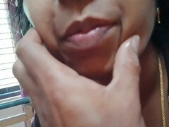 Kerala Sucks and Stimulates Her Husband's Cock and Squirts Milk