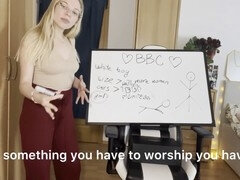 Goddess Bella Rae takes charge in an epic BBC role play scenario