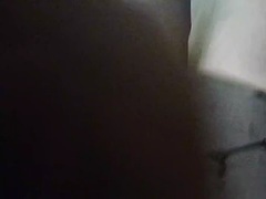 Thot in Texas - Big ass and tits ebony fucks a big black cock at the Gloryhole