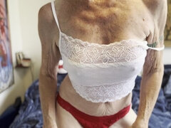 아마추어, 아메리카인, 유럽인, 머리카락이 많은, 랑제리, 짧은 머리, 빼빼한, 혼자