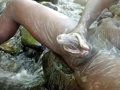 Leie, Grosser schwanz, Schwarz, Besamung, Fetisch, Masturbation, Im freien, Solo