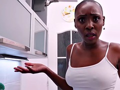 Grosse bite, Sucer une bite, Noir ébène, Érotique, Hard, Mamelons, Chevaucher, Softcore