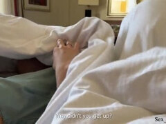 Sexy Stepmom Sleeps with Step Son in Hotel Room