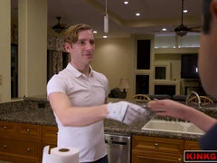 Father-Son Duo DOUBLE ANAL fuck family man