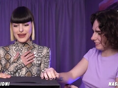 Sexy game demonstrate with two babes! Can you guess what they're playing with? Best porno on Youtube XXX!