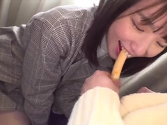 Azjatka, Obciąganie, Klasyczny, Słodka, Głebokie gardło, Kutas, Japoński, Cipka