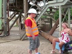 금발의, 오랄섹스, 사정 샷, 하드코어, Hd, 밀프, 야외의