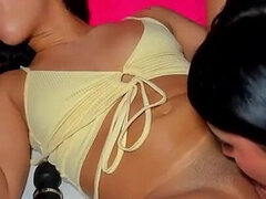 Amatør, Latina, Lesbisk, Maskinknulling, Fitte, Trekant, Vibrator, Webkamera