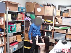 Lustful Larcener Gives Blowjob and Pussy Stuffed