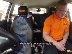 Fake Driving School - Finger Blasting Squirting Orgasms 1 - Louise Lee