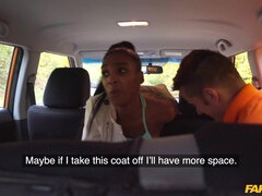 Ebony Learner Gets Stuck In The Seat 1 - Sam Bourne