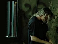 Beautiful and hot blonde with a big tail moaning and cumming while giving her pussy and very tasty spit: Porn