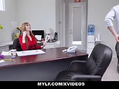Mylf - jaw-dropping milf boss (Lauren Phillips) gets pounded brutally by thin stud