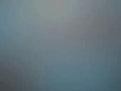 Grote mammen, Blond, Hakken, Ouderwets, Douche, Rok, Alleen, String