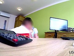 Intervju, Vakker, Brunette, Hd, Onani, Penger, Fitte, Tenåring