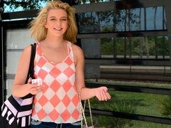 Stor røv, Stor pik, Store bryster, Blondine, Pik sutte, Hundestilling, Barberet