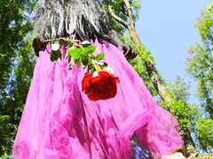 Dildo, Absätze, Reif, Im freien