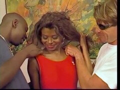 アナル, アスtoマウス, デカチン, 黒人, フェラチオ, 口内発射, ダブル開発, 三人