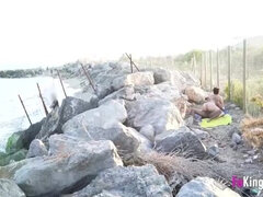 Korin's Cruising Discovery: A Curvy, Big-Booty MILF Gets Ravaged on the Beach!