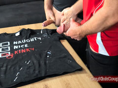 Leie, Grosser schwanz, Paar, Spermaladung, Schwul, Deutsch, Masturbation