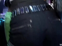 Blond, Gruppe, Raseblandet, Sexy undertøy, Milf, Fest, Strømper, Swingers