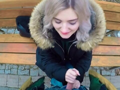 Blasen, Im freien, Pov, Öffentlich, Jungendliche (18+)