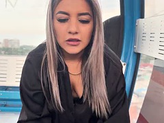 Amateur, Verga grande, Rubia, Mamada, Coche, Peludo, Latina, Al aire libre