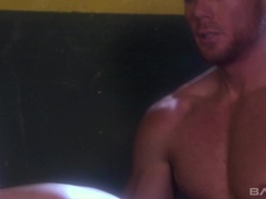 Blondine, Spermaladung, Aufs gesicht abspritzen, Piercing