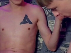 Sucking Dicks and Cum on Webcam Show: Hot Twink Couple Matty and Aiden