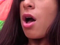 Αμερικάνος, Μεγάλα βυζιά, Πίπα, Σπέρμα στο στόμα της, Σκληρό, Εκτός, Βυζιά