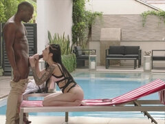 Anal, Røv, Pik sutte, Brunette, Hd, Naturlige bryster