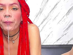 Hardcore Gagging and Spit Everywhere