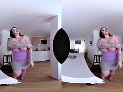 Tredimensionell, Bbw stor vacker kvinna, Stora tuttar, Bondage, Verklighet, Tuttar