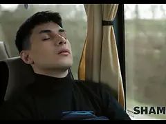 Blonde, Bus, Attrapée, Tchèque, Mature, Homme homme femme, Seins naturels