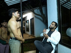 18, 흑갈색 머리, 커플, 집에서 만든, 조그마한, 타는, 청소년, 젖가슴