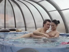 18, Amatorka, Obciąganie, Brunetka, Czeski, Tatuś, Dojrzałe, Drobna