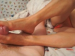 Nohy, Footjob, Spodná bielizeň, Nohavičky, Pička, Kozičky