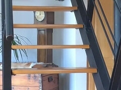 아프리카인, 큰 엉덩이, 흑인, 커플, 집에서 만든, 랑제리, 밀프, 끈 팬티