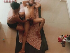 Hot Blowjob and Massage by Dasi Married Bhabhi. Indian Sexy Aunty Sex.