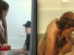 Leie, Amerikanisch, Grosse titten, Blasen, Strümpfe, Taboo, Titten, Toilette