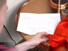 GIRLSRIMMING - Amazing rimjob action with hot blonde babe Rebecca Volpetti