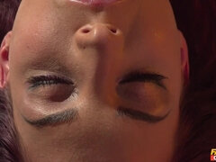 Lyen Parker gets her cunt destroyed by big-dicked scientists