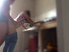 My Stepcousin Gets Horny in the Kitchen and I Fuck Her Hard