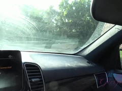 Amateur, Plage, Sucer une bite, Éjaculation interne, De plein air, Pov, Nénés, Voyeur