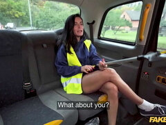 Fake Taxi picks up petite Czech babe Lexi Dona for public car sex & blowjob