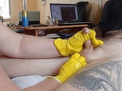 Cougar, Sperma shot, Femdom, Handjobb, Instruktion, Mogen, Milf, Mamma