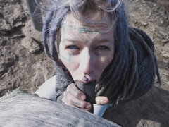 Rubia, Mamada, Estilo perrito, Hd, Al aire libre, Público, Afeitado, Flaco